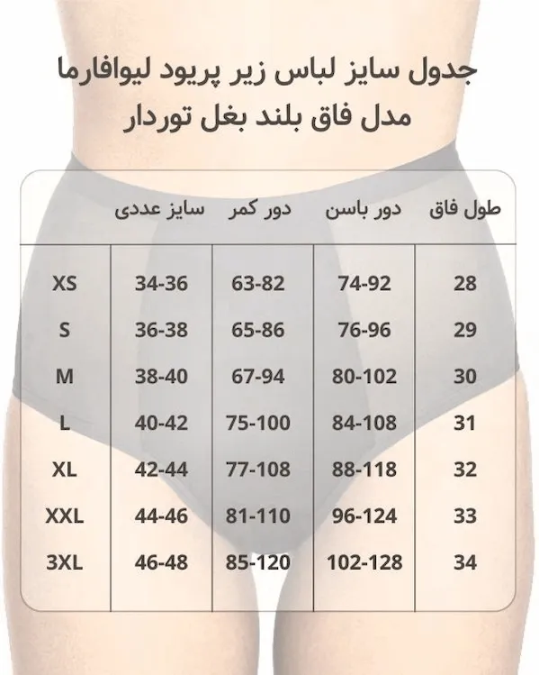 لباس زیر قاعدگی لیوا فارما - Image 6